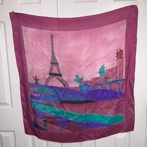 Paris Eiffel Tower scarf tapestry